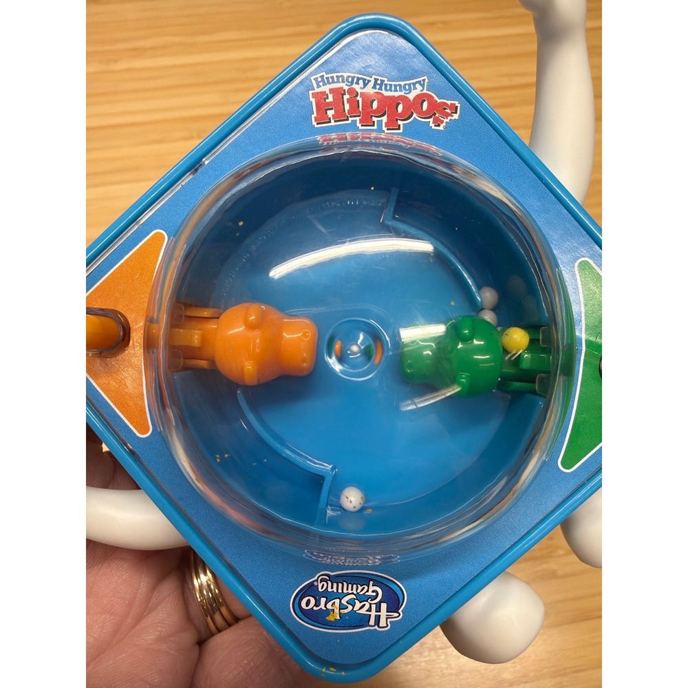 McDonald's‎ Hungry Hungry Hippos Happy Meal Toy Travel Marble Game Tested